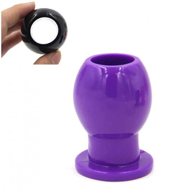 Adora Anal Dilator Hollow Butt Plug - Purple 01 Small
